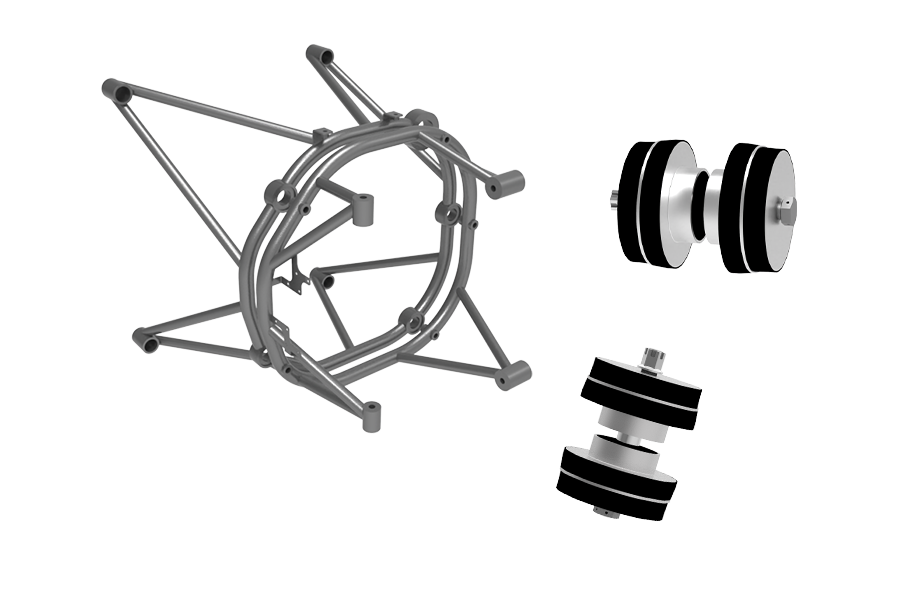 Aircraft Piston Engine Vibration Isolation System